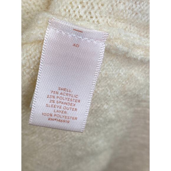 LC Lauren Conrad Peach Long Balloon Sleeve Sweater Women's Size XX-Large XXL - Picture 6 of 7
